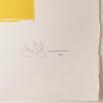 Jasper Johns, "Figure 1", ur: "Color numeral series".