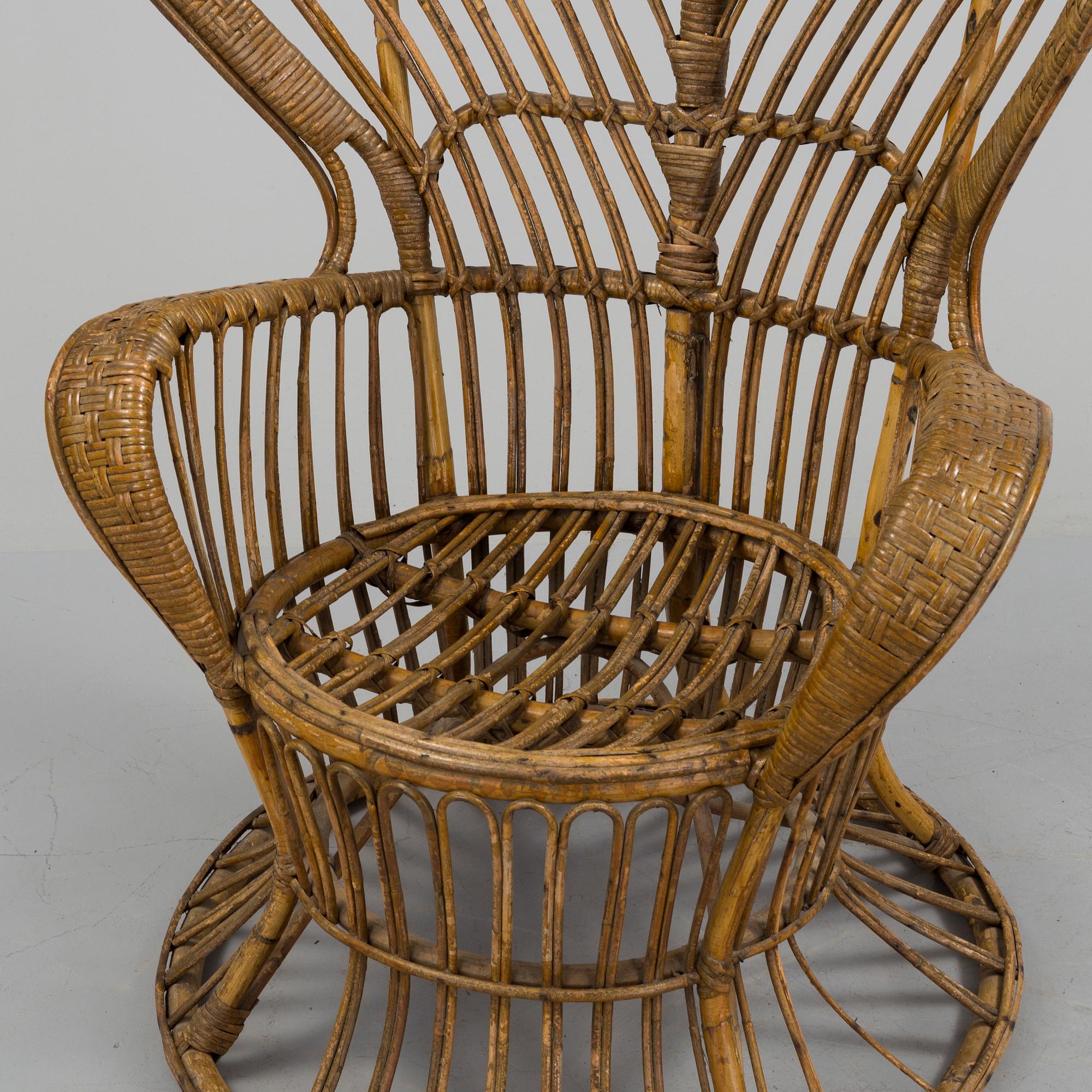 GIO PONTI, fåtölj, Bonacina, Italien, 1950-tal.