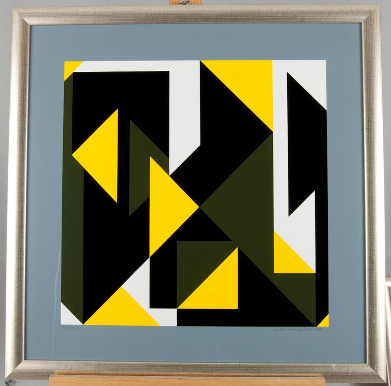 LARS GUNNAR NORDSTRÖM, serigrafi, signerad och daterad -88, numrerad XV/XXV.
