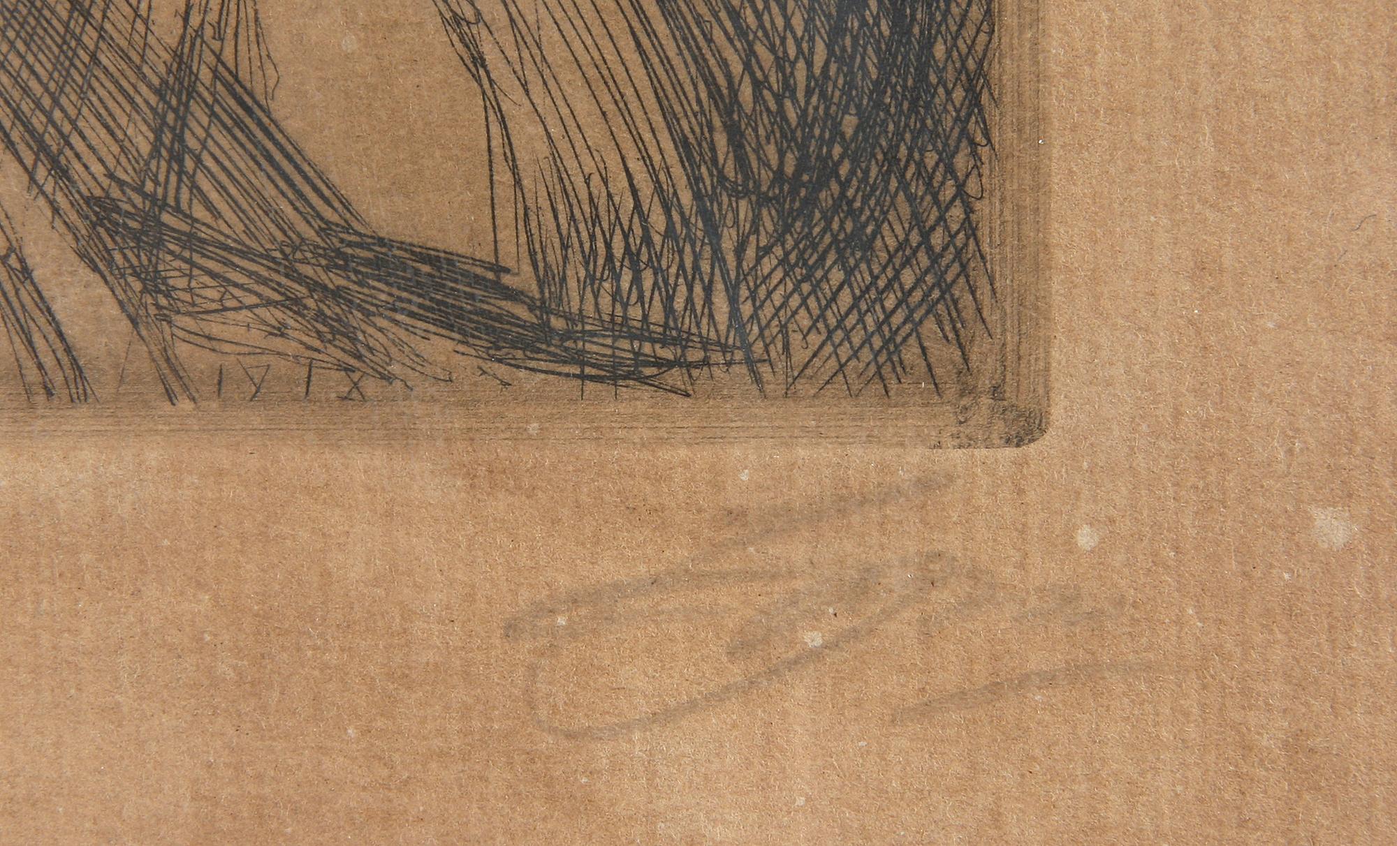 ANDERS ZORN, etsning, sign.