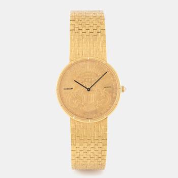 1065. Corum, Coin Watch, "Twenty Dollars 1907", ca 1980.