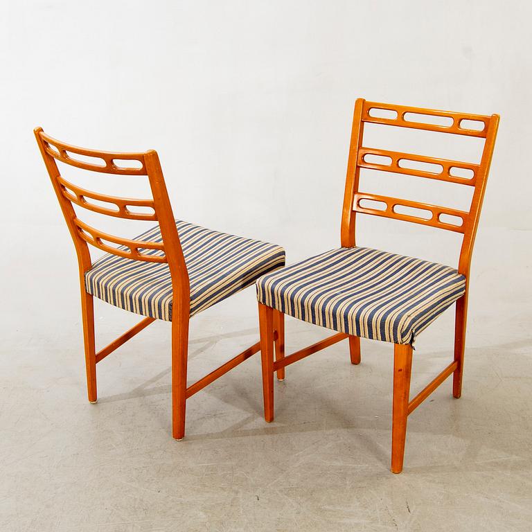 David Rosén,  stolar 4 st, ur Futura-serien för Nordiska Kompaniet, formgivna 1949.