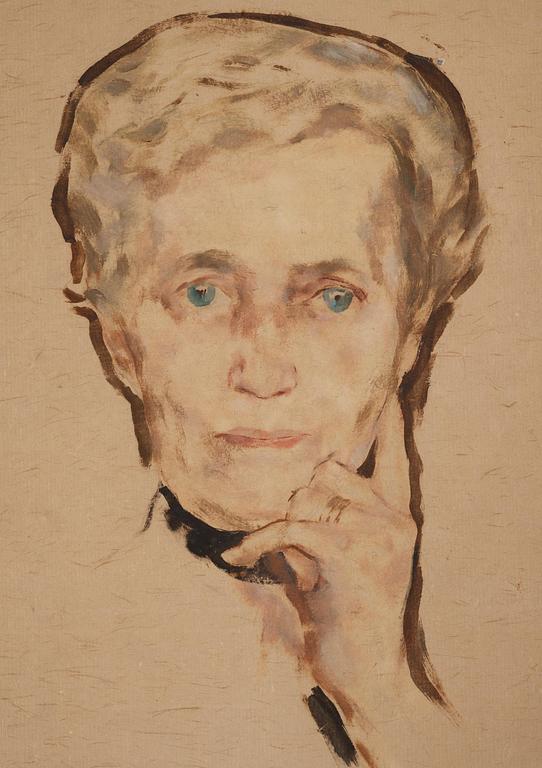 Lotte Laserstein, Portrait of Ada Juhlin-Dannfelt née Liljebjörn (1855 - 1938).