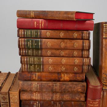 Swedish books, ca 35 vol, first half of the 20th century.