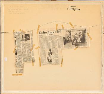 ENDRE NEMES, akvarell, sign o dat -62.