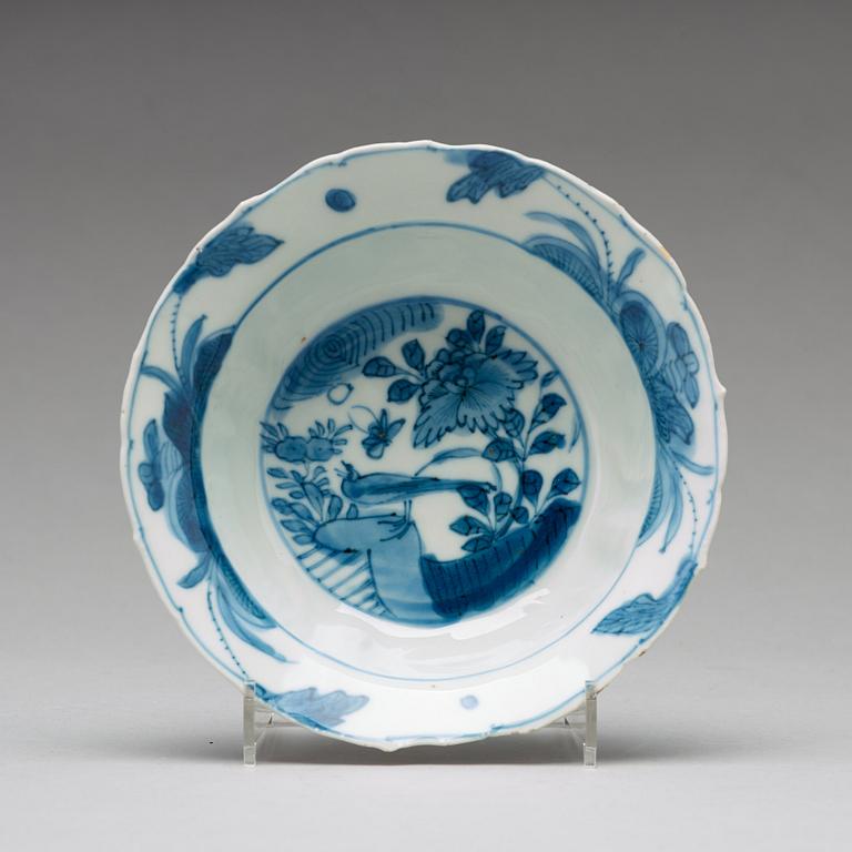 A set of ten blue and white dishes, Ming dynasty, Wanli (1572-1623).