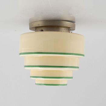 Boréns, a model '2123' ceiling lamp, Borås, Sweden, 1930's.