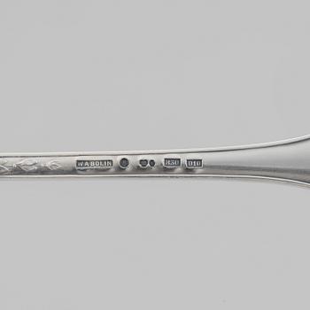 A WA.Bolin 20th Century silver cutlery-set of 137 pieces, Stockholm 1935-1979, Model "F".