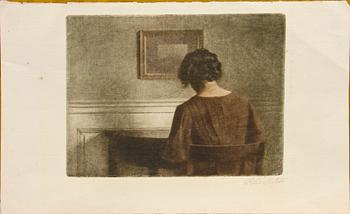 PETER ILSTED, mezzotint, sign.