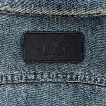 Gucci, jeansjacka, storlek 38.