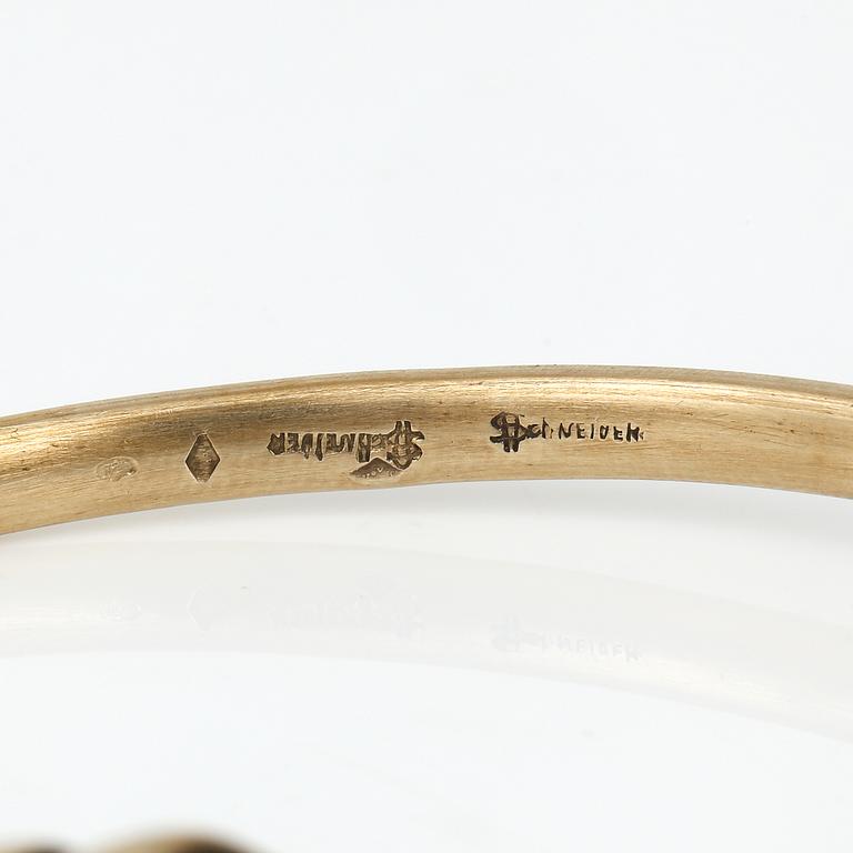 ARMBAND, 18K guld, Frankrike. Total vikt ca 25 g.