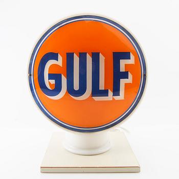 Advertising sign, Gulf early 20th century.