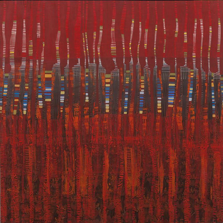 MAYNAR, acrylic on board, signed verso and dated 2003.