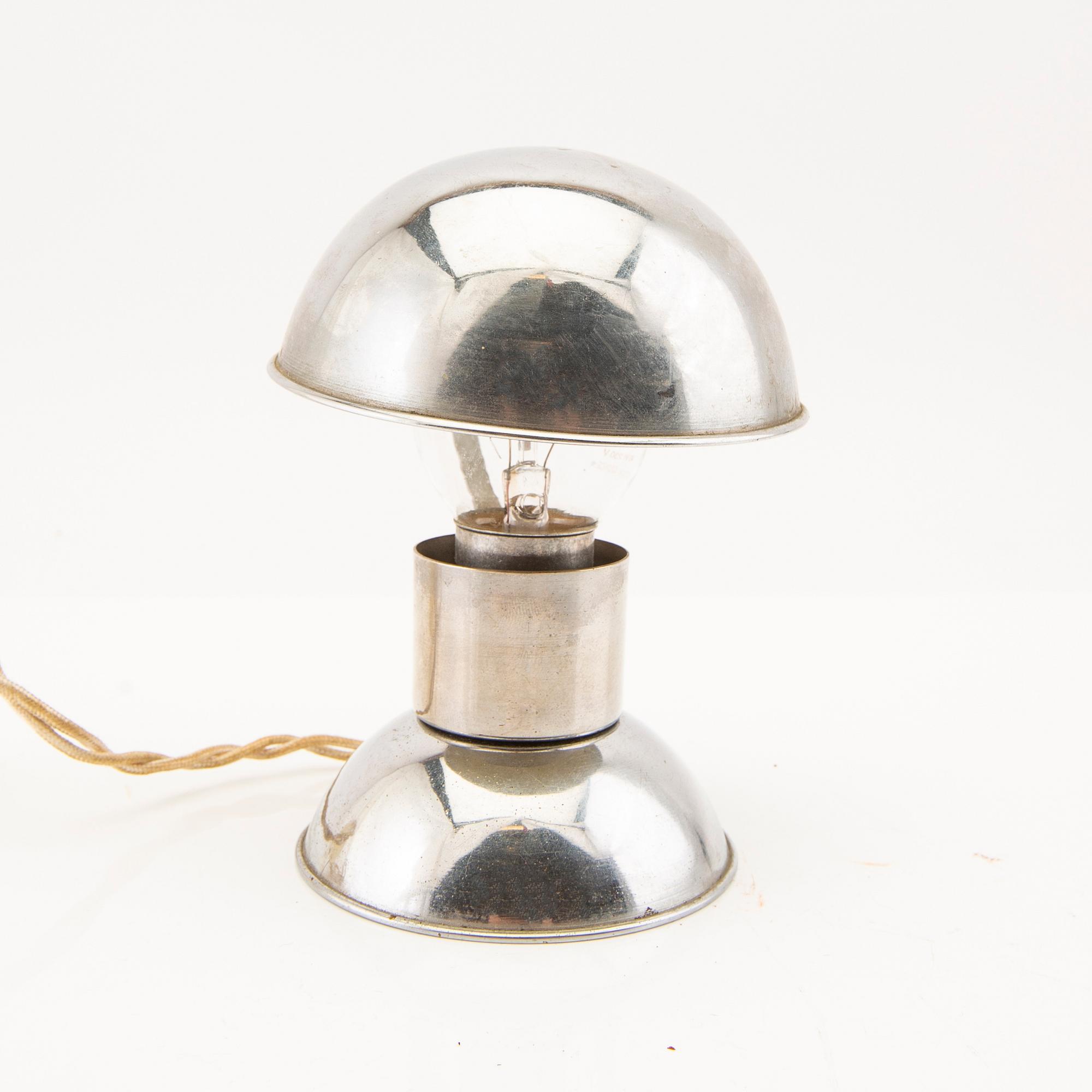 Bordslampa "Mushroom" möjligen Tyskland 1930-tal.