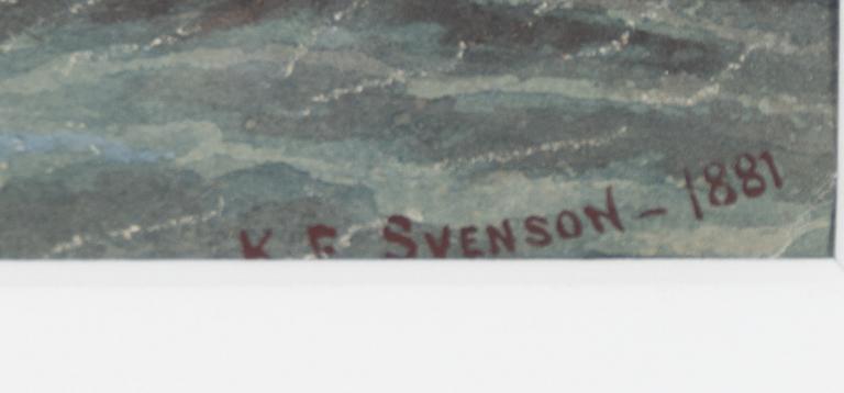 K. E. Svensson, Fregatten "Norrköping".