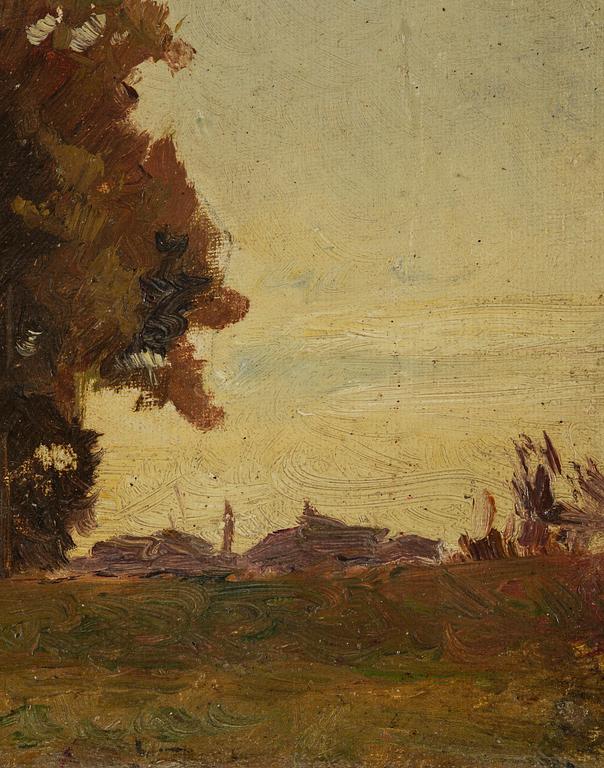 Carl Fredrik Hill, "Trädgrupp" ("Tree group").