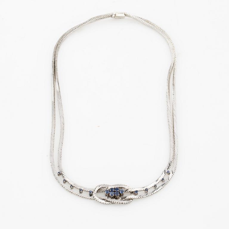 Necklace 18K white gold, Signoretti Renato, Vicenza Italy.