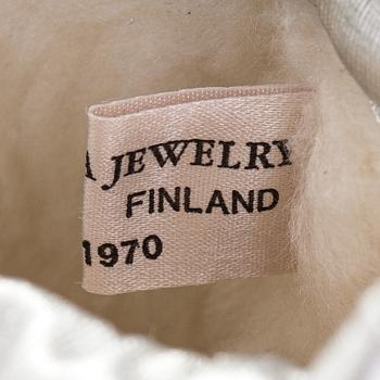 Björn Weckström, an 18K gold 'Time Adviser' wristwatch. Lapponia 1975.