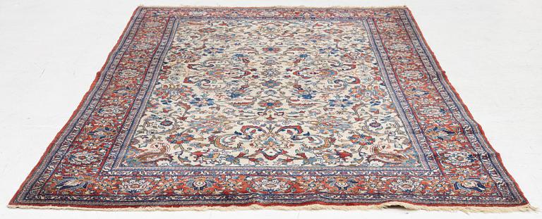 Matta, semiantik Najafabad, Isfahan området, ca 208 x 138 cm.