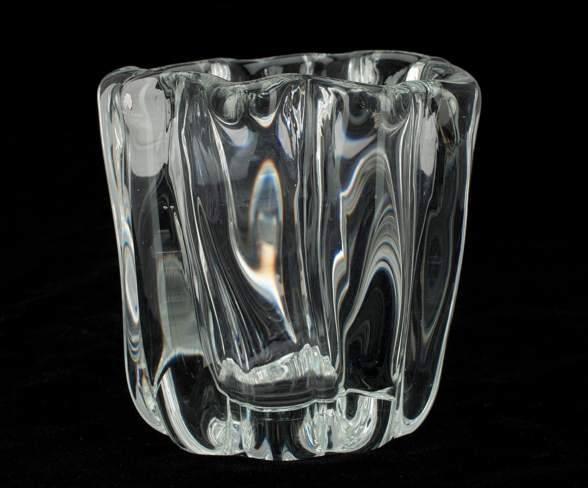 VAS, glas, "Stubbe", Tapio Wirkkala, sign. 3241.