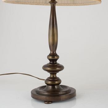 Table lamps, a pair, from around the mid-20th Century.