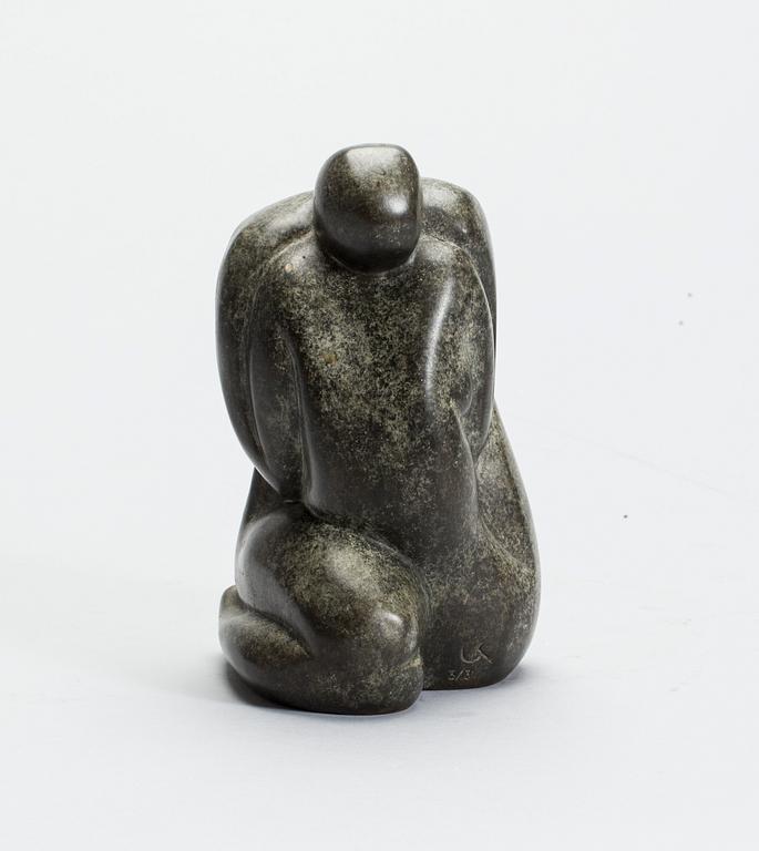 OKÄND KONSTNÄR, skulptur, brons, monogramsignerad CT och numrerad 3/3.