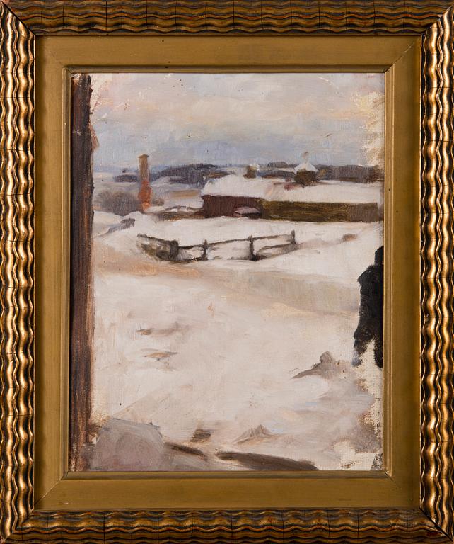 Magnus Enckell, VINTERVY AV HELSINGFORS.