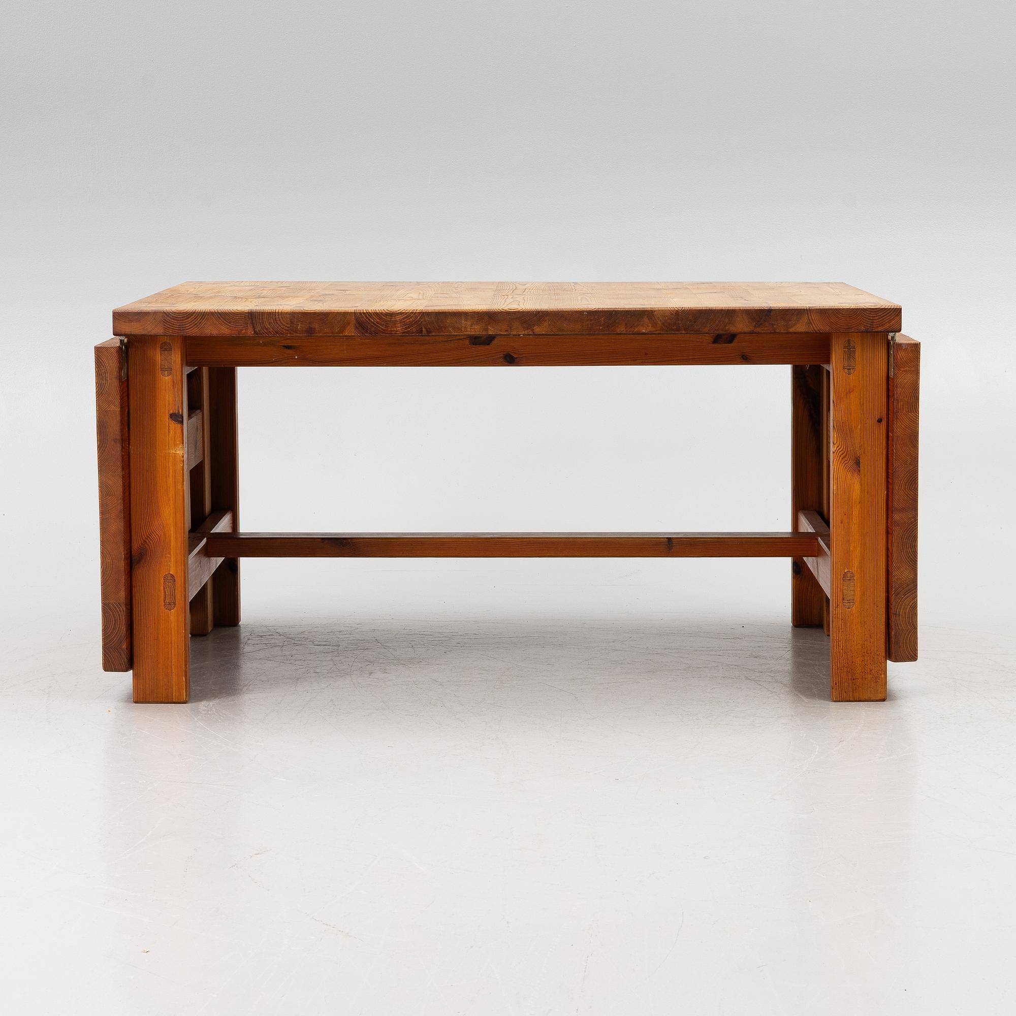 Roland Wilhelmsson, a 'Gille' drop-leaf table, Ågesta, 1984.