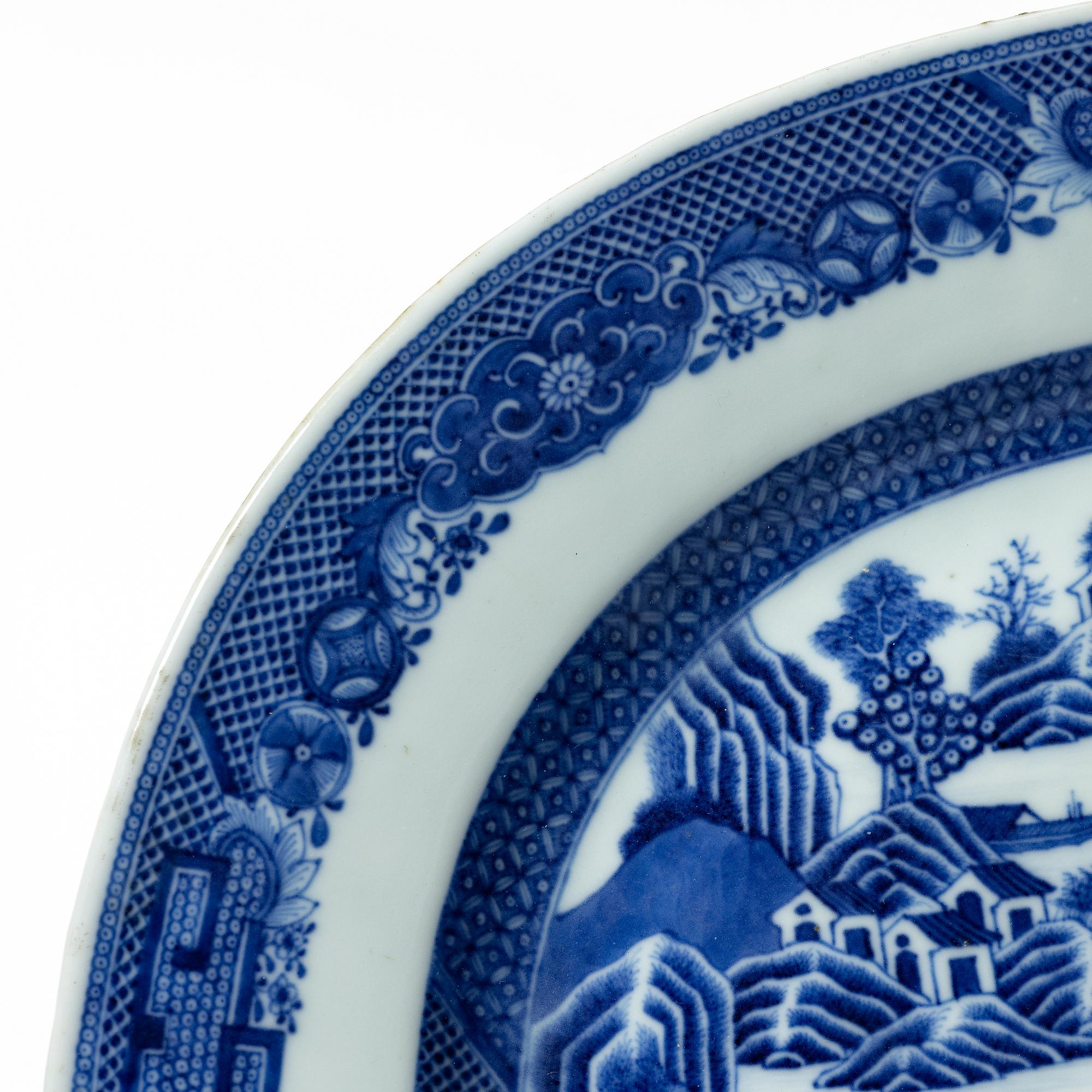 Stekfat, kompaniporslin, Kina, Qingdynastin, Qianlong, 1736-95.