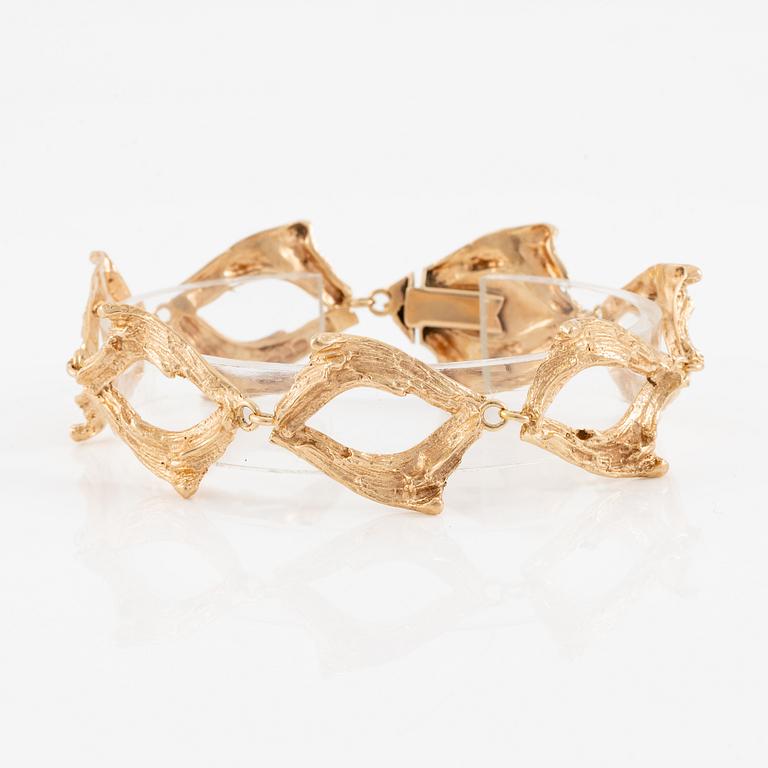 Bracelet 14K gold, Finland 1973.