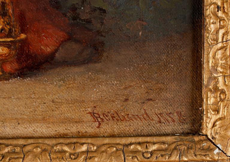 JOHAN CHRISTOFFER BOKLUND, olja på duk. Sign och otydl dat.