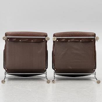 Bruno Mathsson, a pair of 'Birgitta' armchairs, Dux, Sweden,