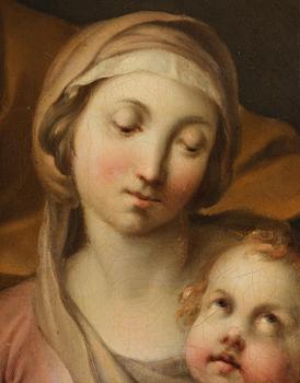 Annibale Carracci, follower of, The Holy Family with John the Baptist.