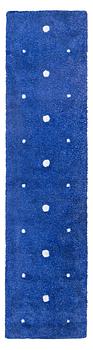64. Jonas Bohlin, a runner, "Kosmos", hand tufted, Kasthall, ca 288 x 72 cm.