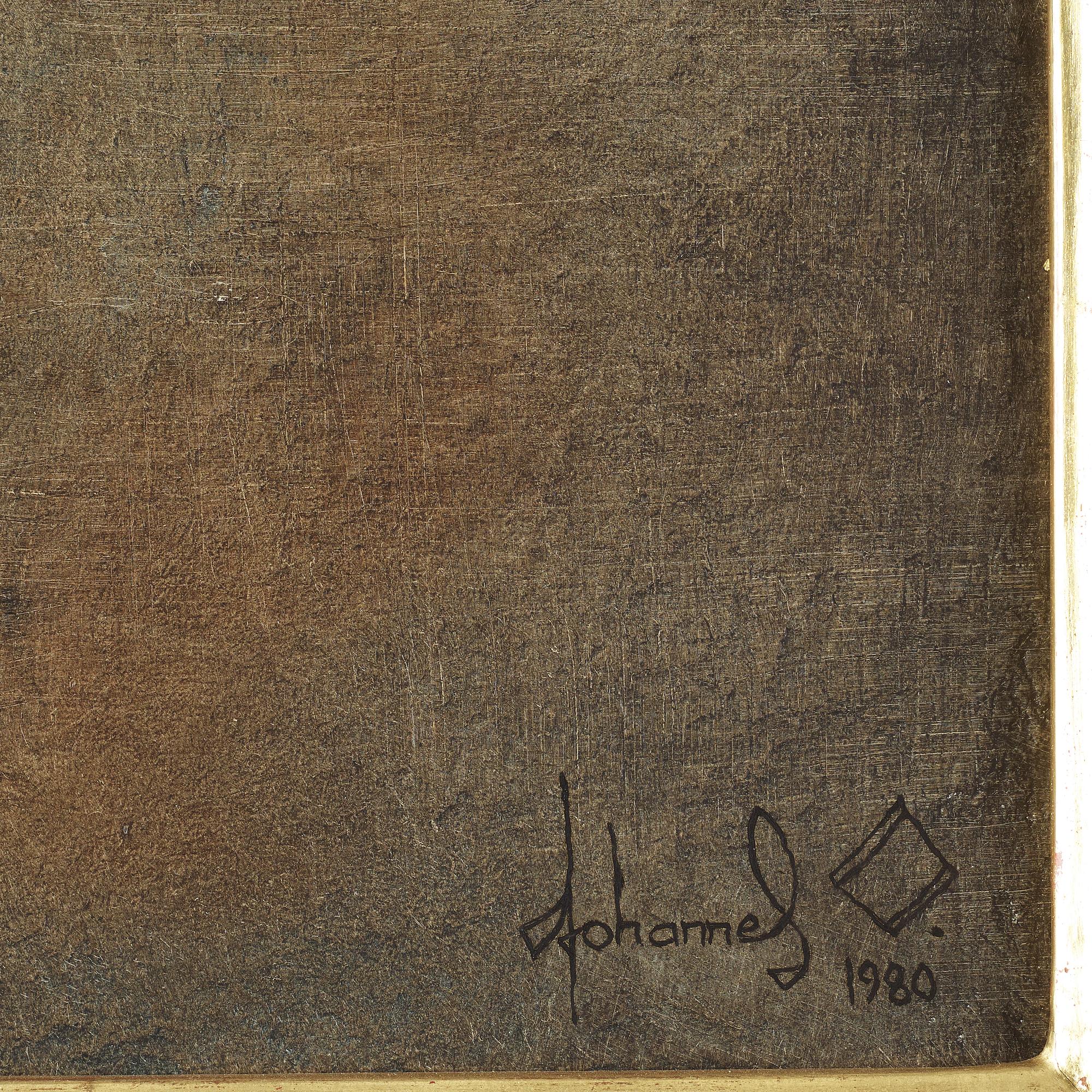 JOHANNES OLSSON,  olja på duk, signerad och daterad 1980.