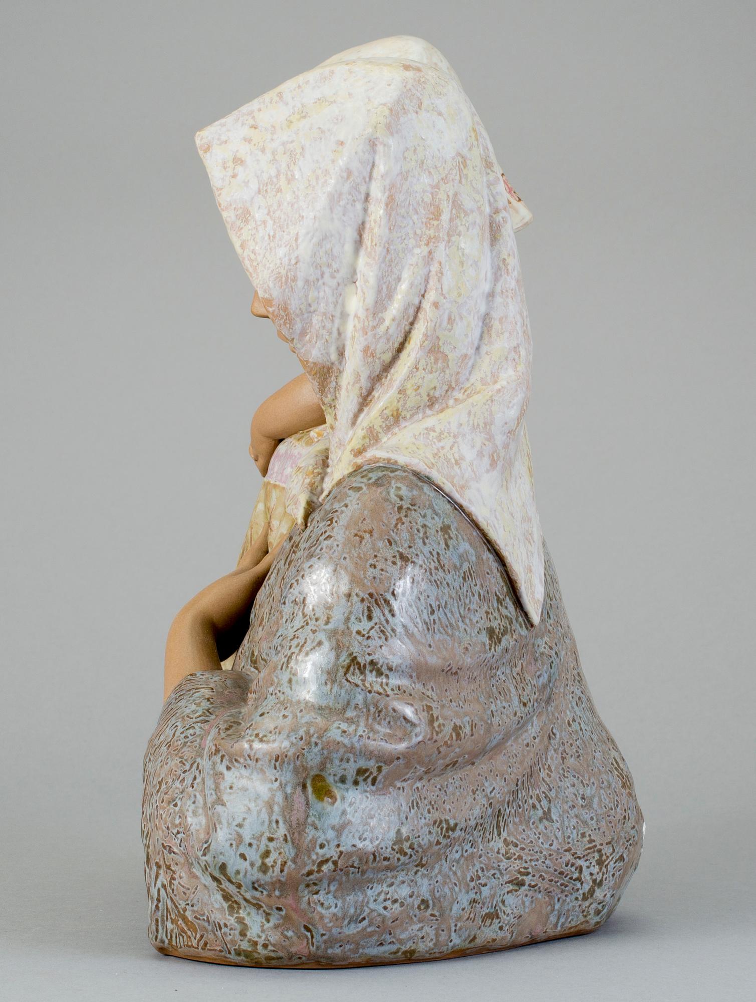 FIGURIN, stengods, Juana Devis, Lladro, Spanien, 1900-tal.