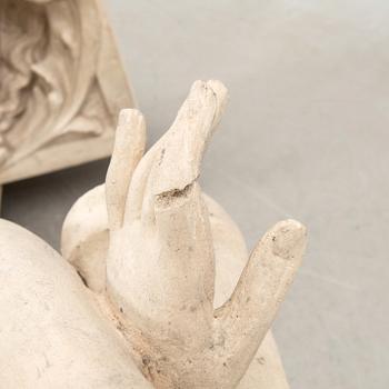 Pilasters a pair Antique style modern manufacture.