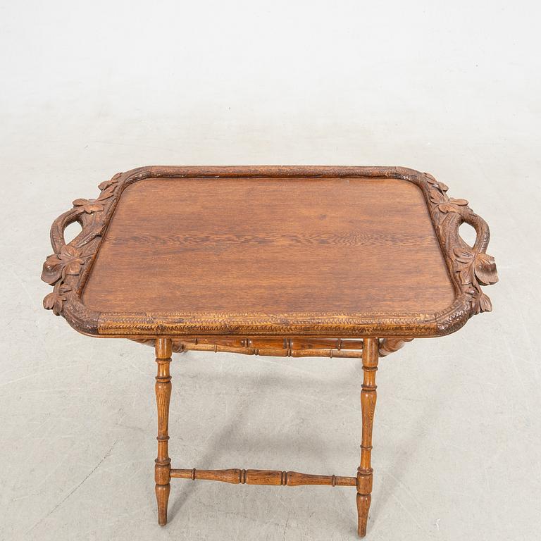 Tray with stand circa 1900.