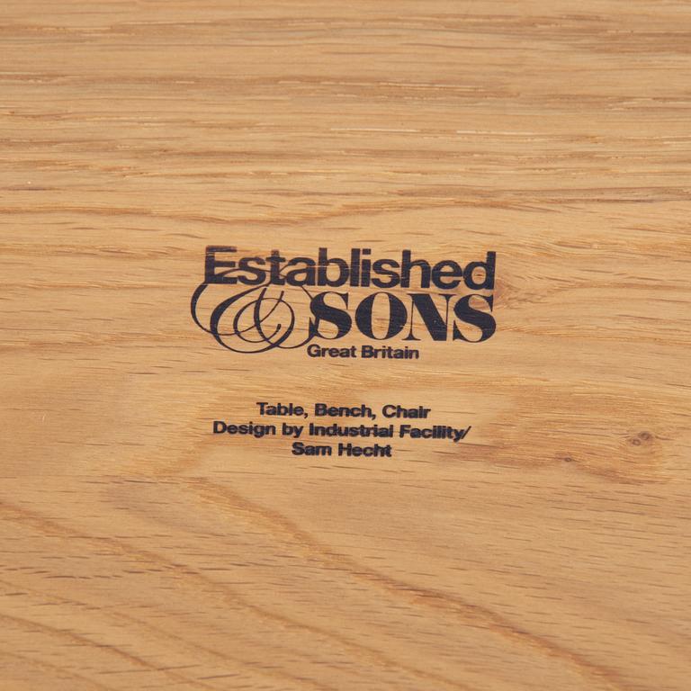 Sam Hecht, a "Table, bench, chair", Established & Sons, 2009.