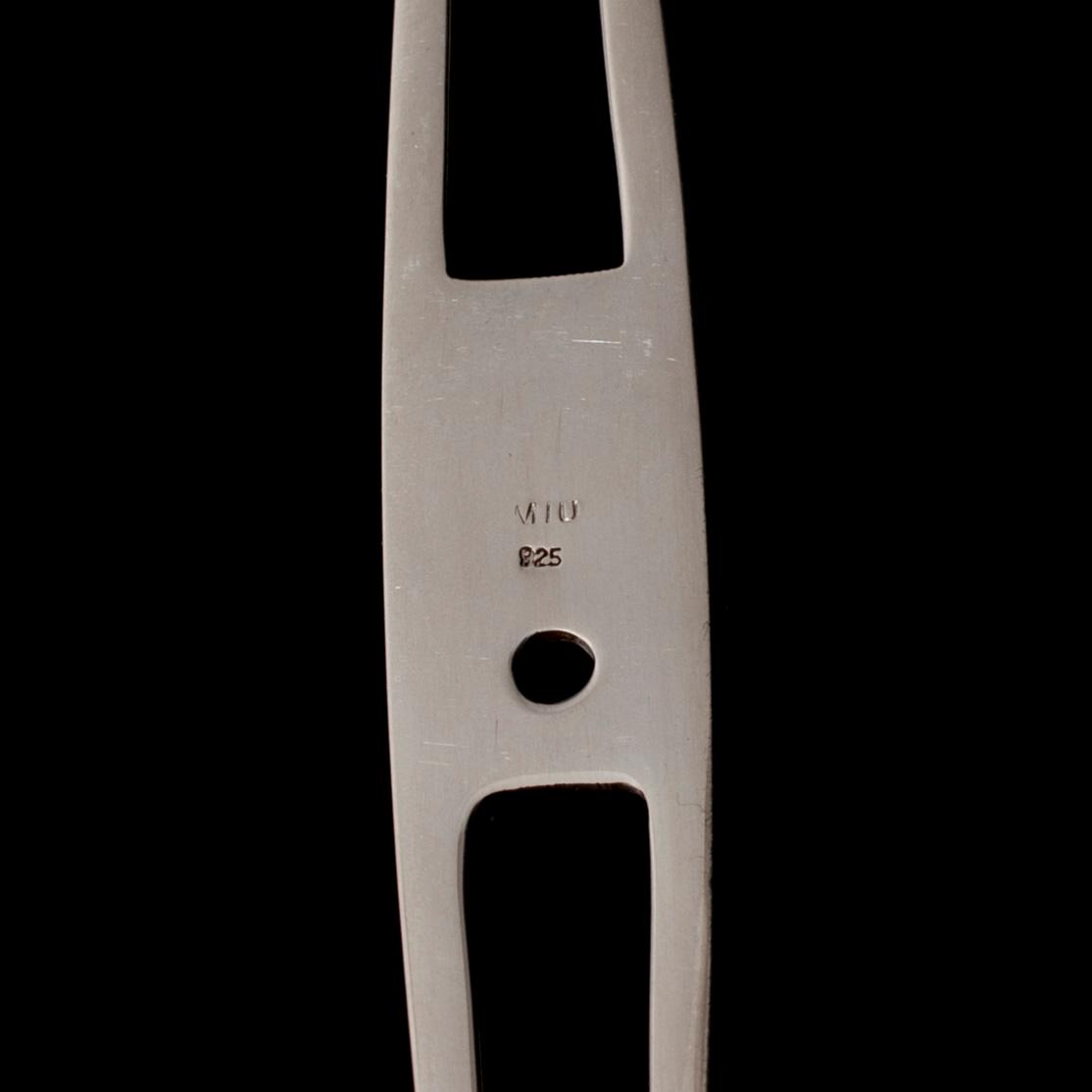 KRÄFTNÅLAR, 12 st, sterling silver, MIU, sannolikt Frankrike, 1900-tal. Vikt ca 179 g.