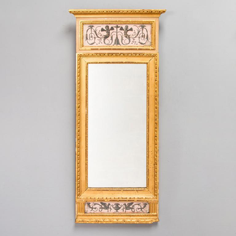 A Late Gustavian mirror from around the turn of the century 1700/1800.