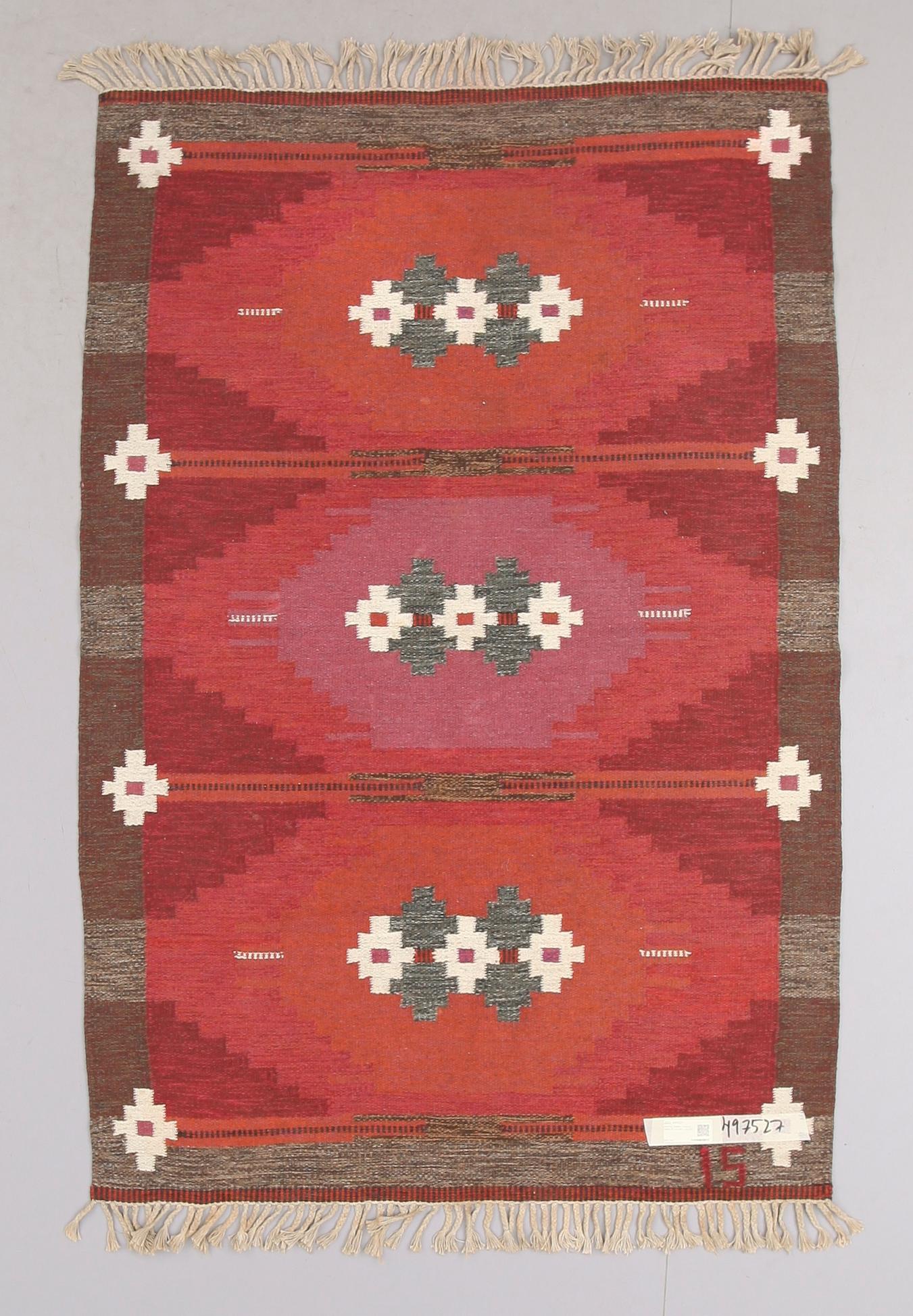 MATTA, rölakan, Finland, märkt IS. Ca 206 x 135 cm.