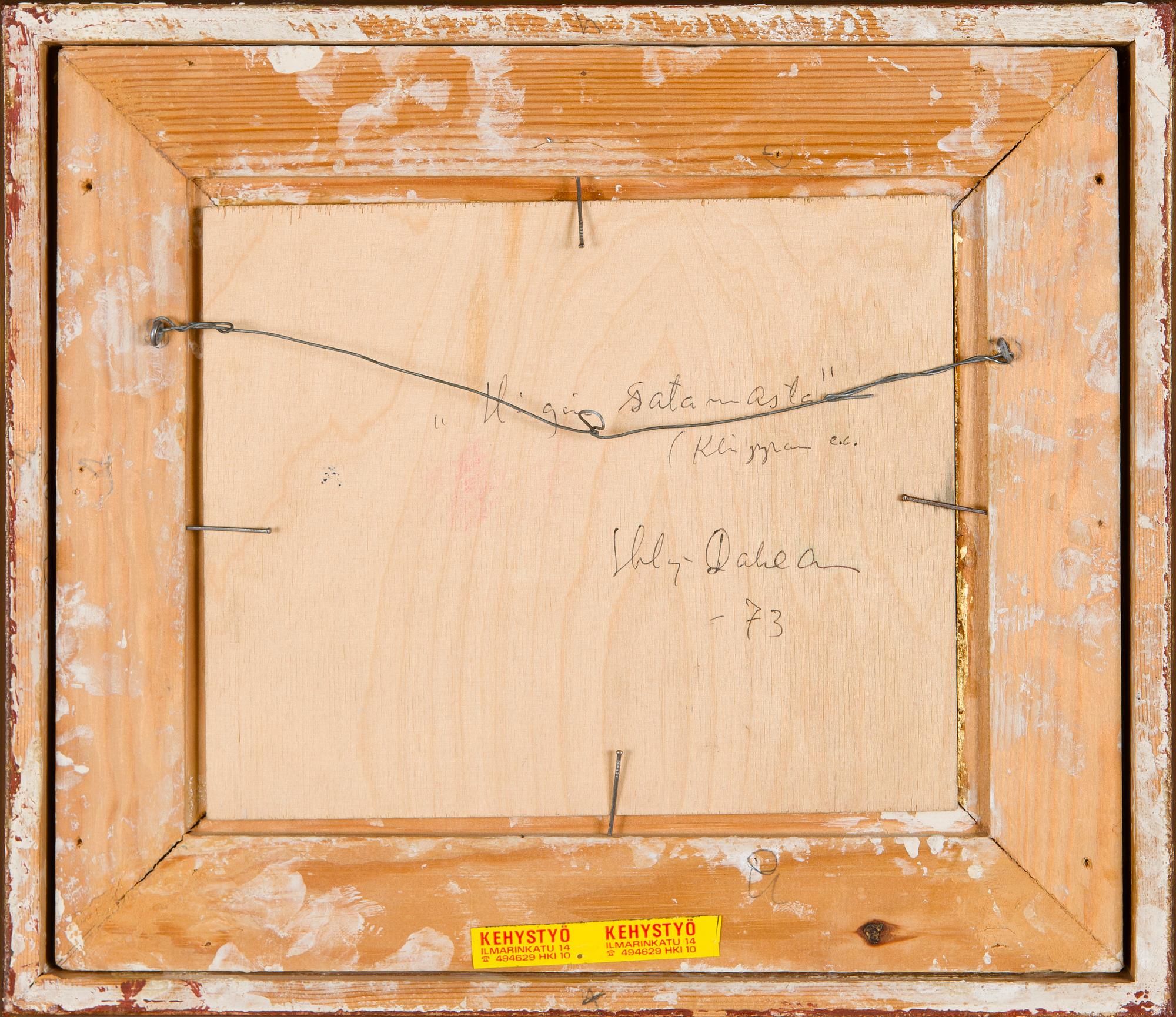 Helge Dahlman, Helsingin satamasta (Klippan).