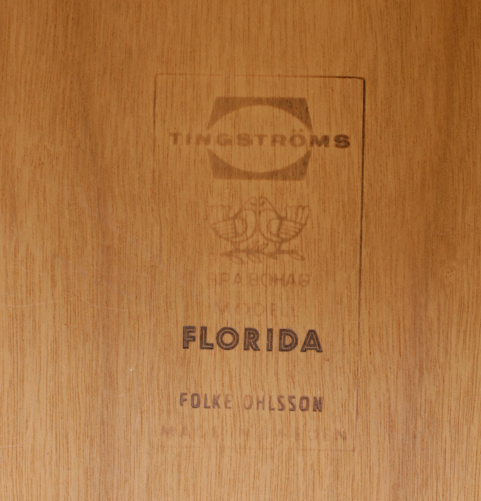 SOFFBORD, modell "Florida", Folke Ohlsson, 1960-tal.