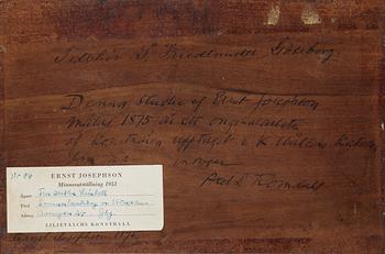 Ernst Josephson, "Sommarlandskap med bikupor".