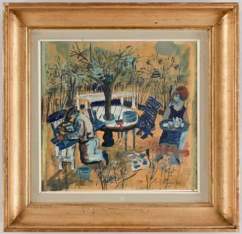 SVEN X:ET ERIXSON, blandteknik på papper, sign o dat -25.