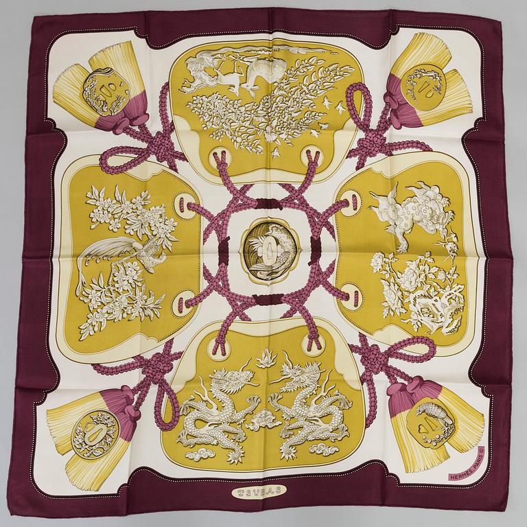 SCARF, Hermès, "Tsubas", issued 1991.