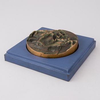 A Soviet bronze table medal, Olympic games 1980.