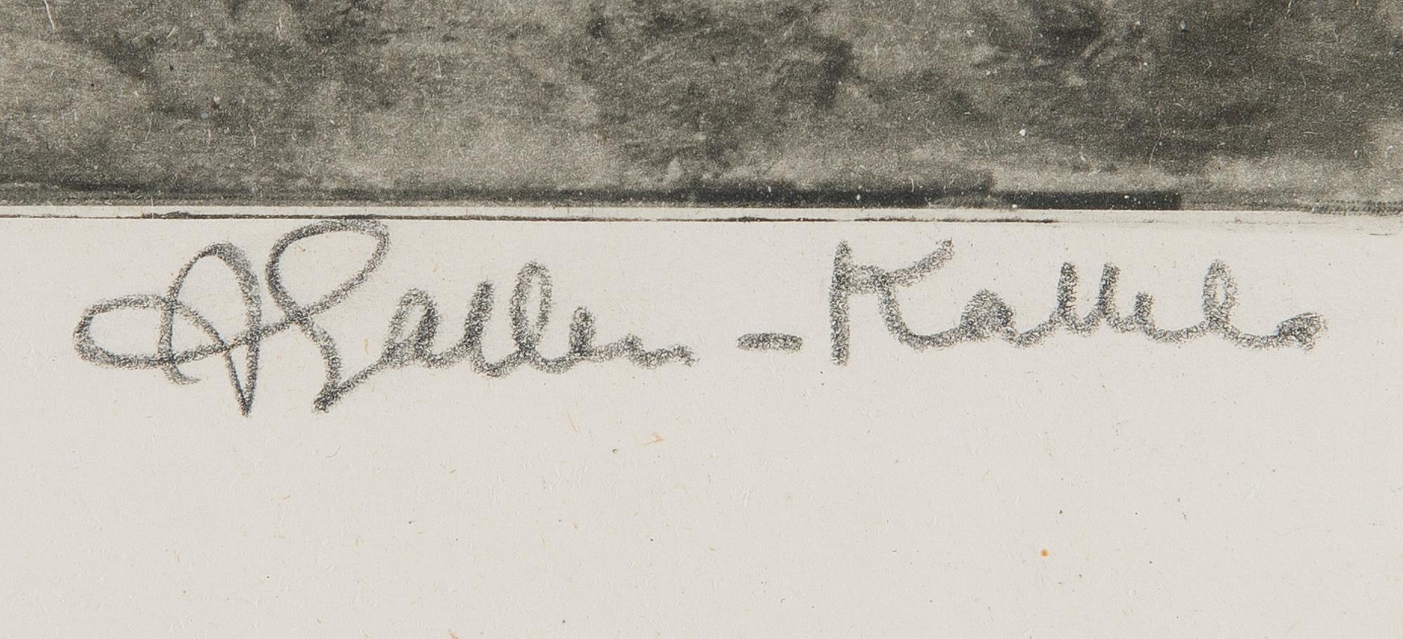 AKSELI GALLEN-KALLELA, heliogravure, signed.