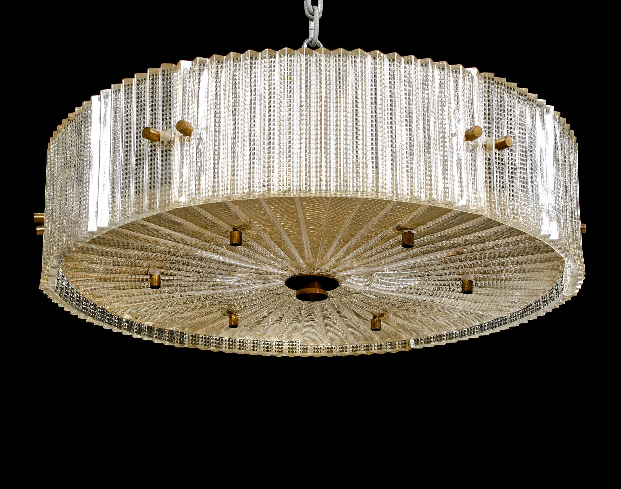 TAKLAMPA, Carl Fagerlund, Orrefors, 1900-talets andra hälft.